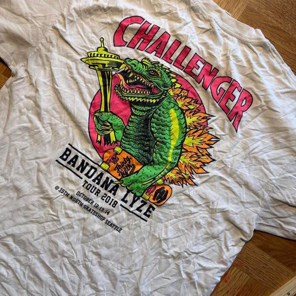 Challenger Bandana Lyze Tour 2018 Skate T-Shirt XL Seattle